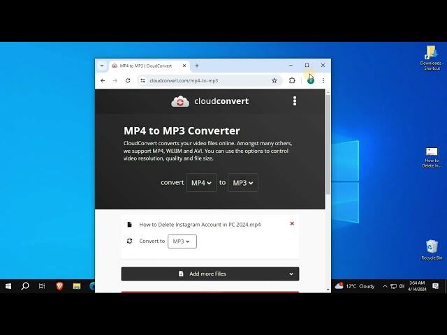 How To Convert MP4 To MP3 On Laptop/PC 2024