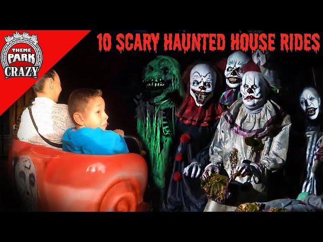 Top 10 SCARIEST Haunted House Rides