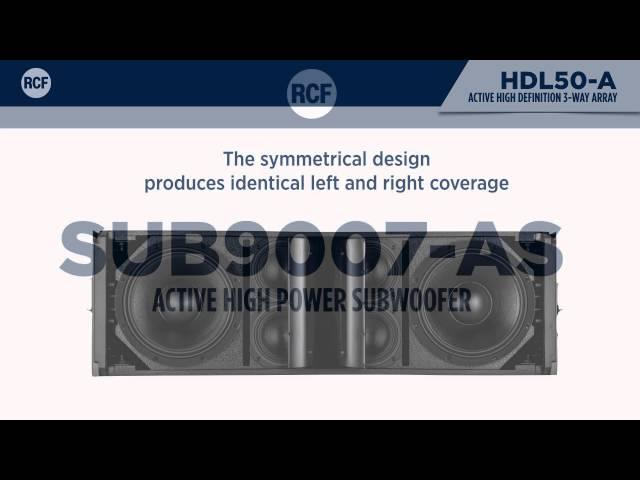 RCF HDL50 A slideshow [ video ]