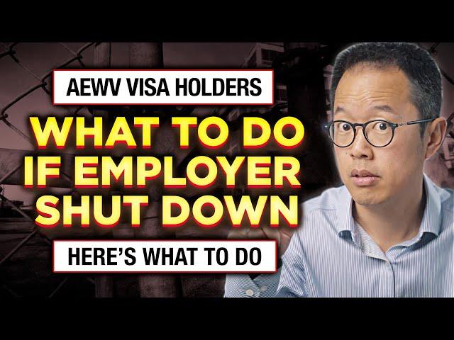 AEWV Visa Holders - What To Do If Employer Go Bust | Tips | Immigration Lawyer NZ