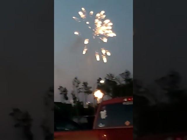 the fireworks i saw last night for canada day (srry for bad footage) #shorts #fireworks