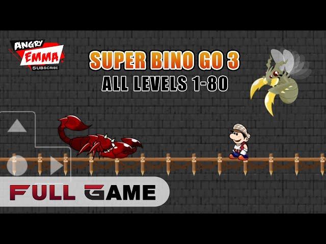 Super Bino Go 3 FULL GAME - All Levels 1-80