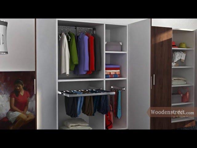 Wardrobe design: Customized Wooden & Modular Wardrobes - Wooden street