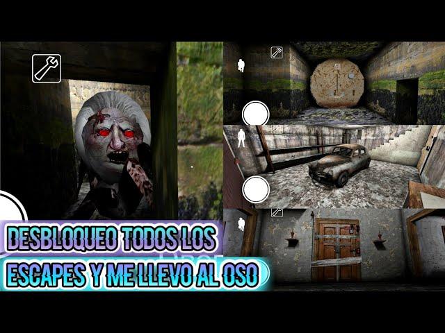 DESBLOQUEO LOS 3 ESCAPES Y ME LLEVO AL OSO || MODO EXTREMO