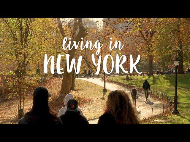 Living in New York / My Health Update, Autumn in Central Park, Best Food Truck, Gallery Tour, Vlog