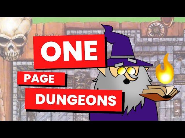 One Page Dungeons!