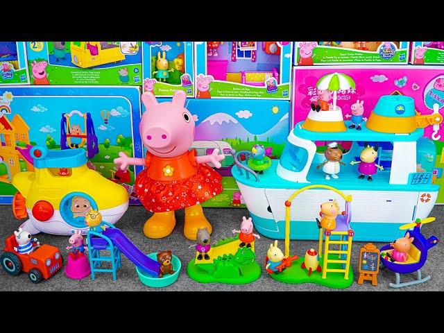 90 Minutes Satisfying with Unboxing Cute Peppa Pig Cruise Ship Toys Collection ASMR | Review Toys