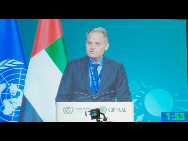 COP28 Head of Delegation statement by IWMI Director General Mark Smith