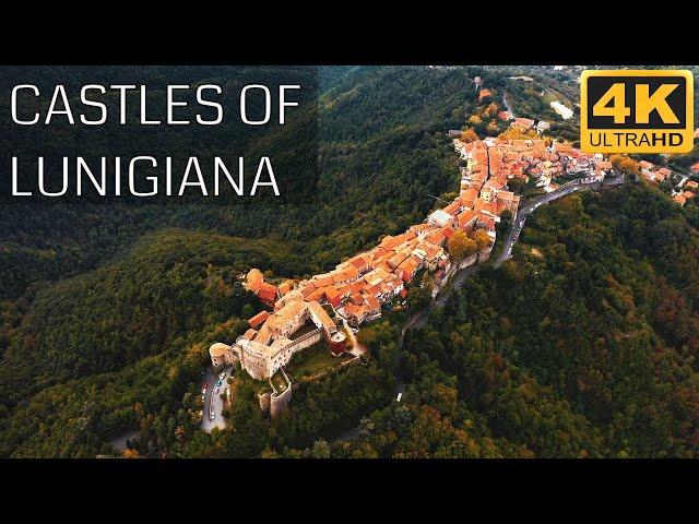 Stunning Castles Of Lunigiana, Italy - Aerial Footage In 4k