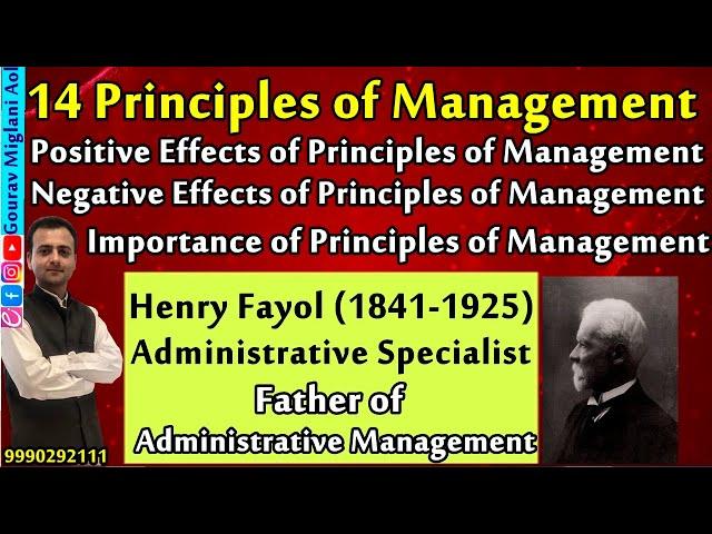 14 Principles of Management | Fundamental Principles of Management | Principles of Henry Fayol