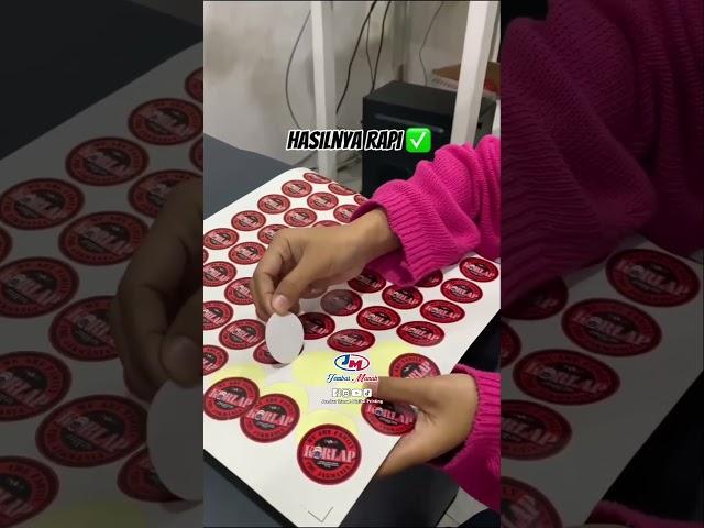 STICKER CUTTING LABELING - JEMBAR MANAH TV