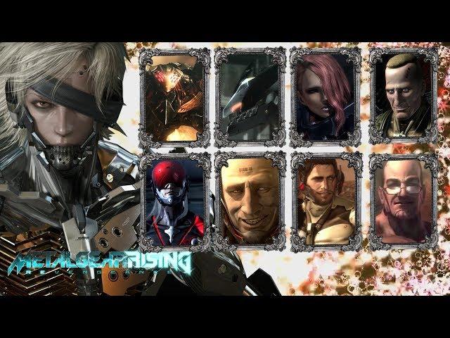 Metal Gear Rising - All Vocal Boss Themes + On Screen Lyrics