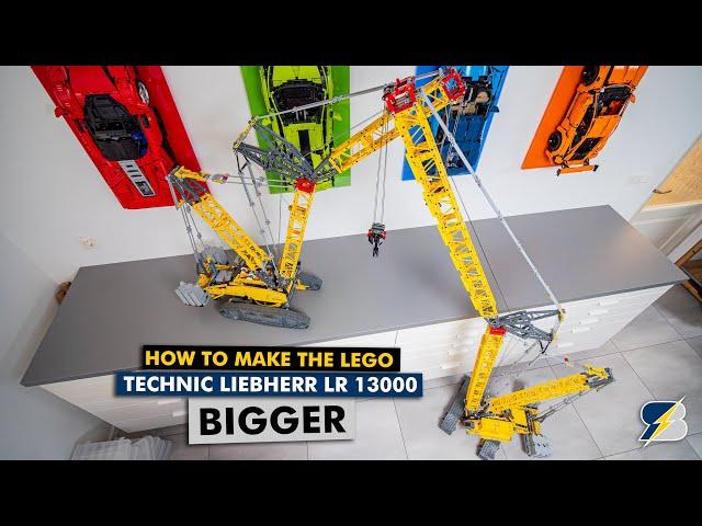 You said the LEGO Technic Liebherr LR 13000 wasn't big enough, then take a look at this!