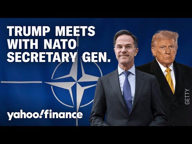 Trump meets NATO Secretary General Rutte at the White House