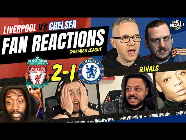 Liverpool & Chelsea's RIVALS fan reactions to Liverpool 2-1 Chelsea! PREMIER LEAGUE 2024/25