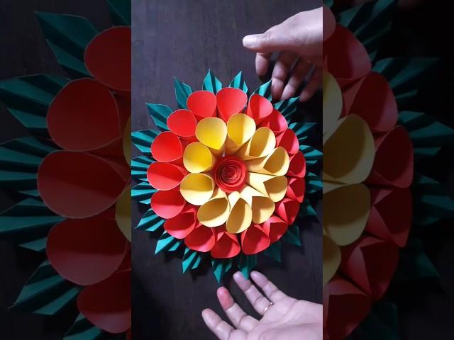 Easy paper Flower #viralvideo #short #viralshort #geeta craft and stitching