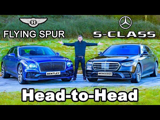 Mercedes S-Class v Bentley Flying Spur review, 0-60mph, 1/4-mile & brake test!