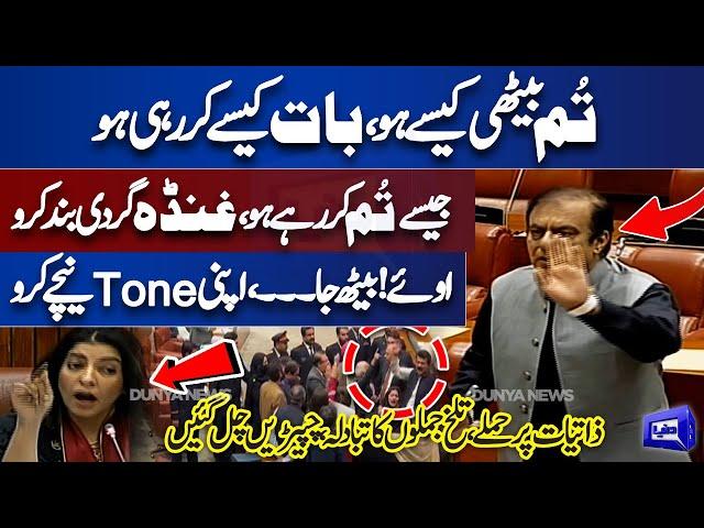 Tameez Se! 'Gundagardi Nahi Chalay Gi' - Shibli Faraz  Fight With Palwasha Khan | Senate Session