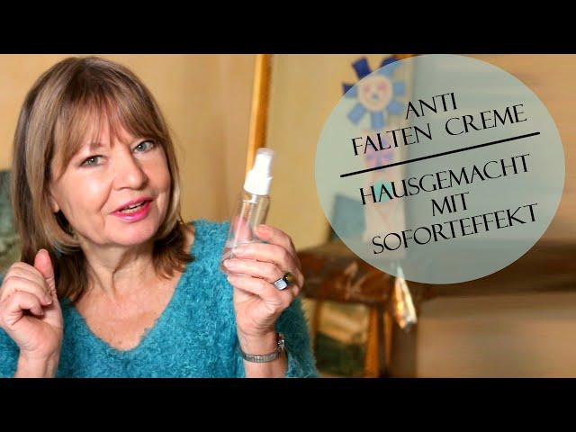 Anti Falten Creme   Hausgemacht mit Soforteffekt