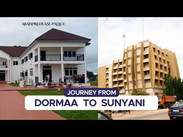 Journey from Dormaa to Sunyani