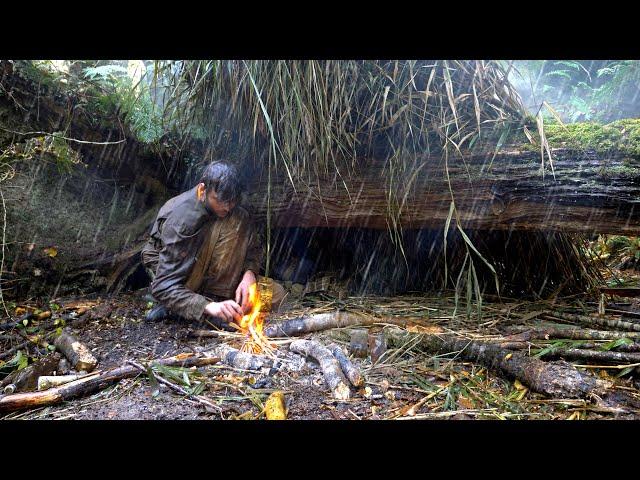 6 Day SURVIVAL in EXTREME Weather! (Knife & Paracord ONLY) | complete film