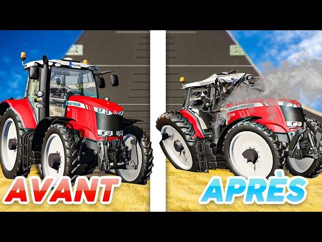 DESCENTE DANGEREUSE en TRACTEUR ! (BeamNG Drive)