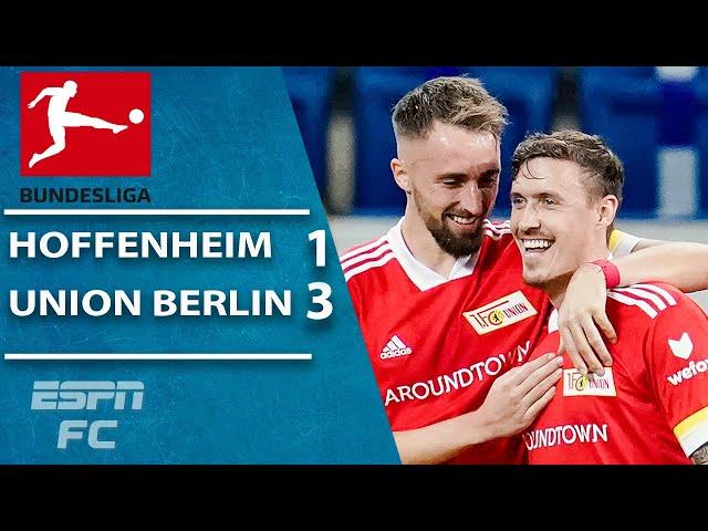 Max Kruse & Union Berlin earn late win vs. 10-man Hoffenheim | ESPN FC Bundesliga Highlights