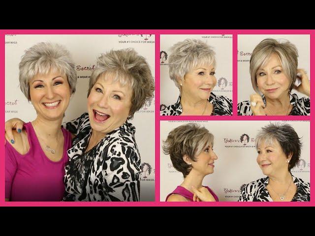 Comparing 12 Short Grey Wigs (Official Godiva's Secret Wigs Video)