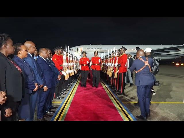 President Tinubu Arrives Tanzania