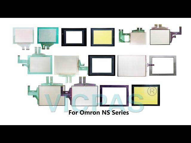 Touch screen panel for Omron NS series repair with membrane keypad switch, lcd display replacement