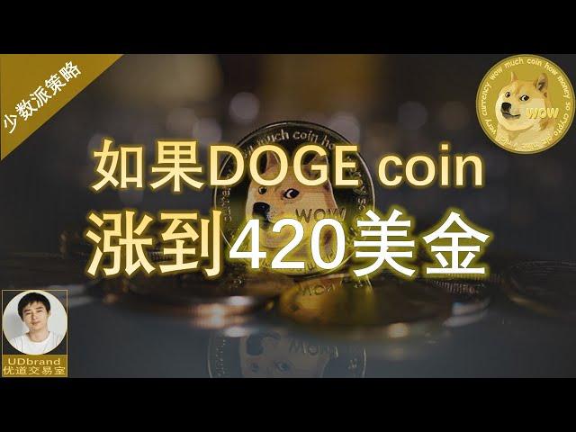 如果 狗狗幣 DOGE coin 漲到420美金……