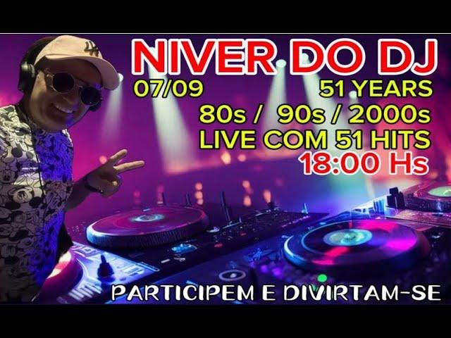 80s 90s 2000s 51 HITS É NIVER DO DJ EDINHO SP (51 YEARS) - DANCE - EURODANCE - ELECTROHOUSE