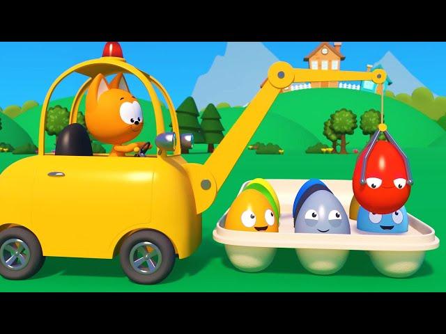 Best Learning Video for Toddlers Learn Colors with Meow Meow Kitty  Nursery Games Part 2
