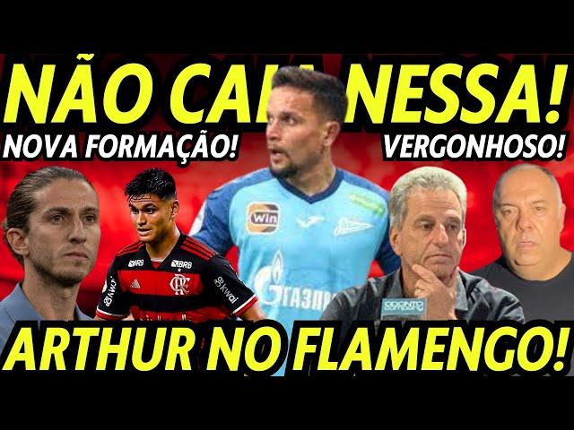 ARTUR NO FLAMENGO! NÃO CAIAM NESSA OUTRA VEZ! FICOU VERGONHOSO PRO LANDIM E BRAZ! FORMAÇÃO INÉDITA!