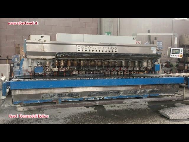 Zibetti - Used Straight Edge Polisher FOR SALE Comandulli Edilux cod. ZW314