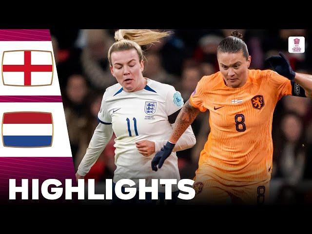 England vs Netherlands | What a Comeback | Highlights | UEFA Women's Nations League 01-12-2023