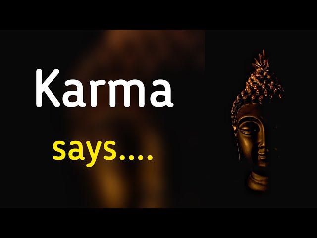 Karma Says|| English motivational video || Buddha quotes status ||#short