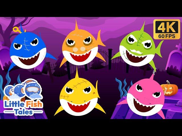 Halloween Zombie Shark | Baby Shark Halloween Song | Litte Fish Tales | #fish