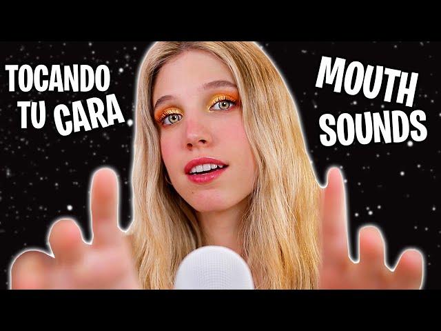 ASMR TOCANDO TU CARA + MOUTH SOUNDS (Hasta que te duermas) ‍️