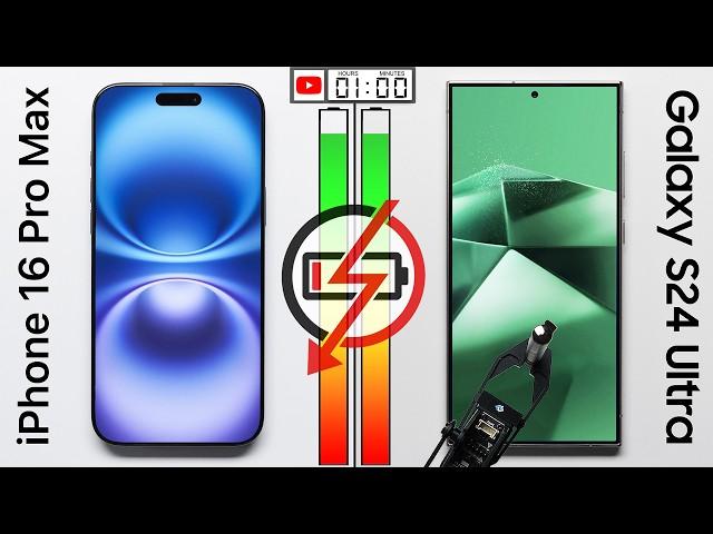 iPhone 16 Pro Max vs. Galaxy S24 Ultra Battery Test