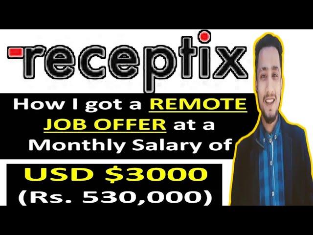 Receptix Remote Job- Tec Arslan | Remote Jobs: How to Apply for Remote Job