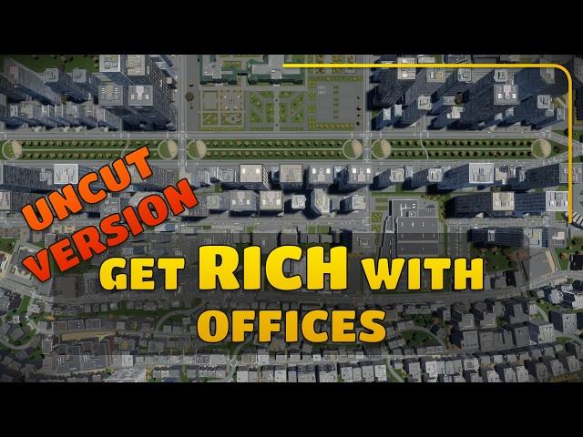 [Uncut Version] Improve Office Production And Become RICH In Cities Skylines 2 - Rivertown 24