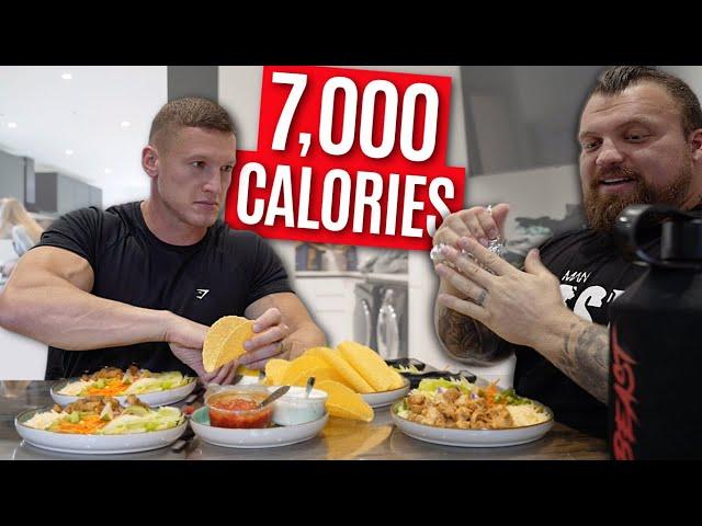 Eating & Training like Eddie Hall | 7,000 Calorie Boxing Diet