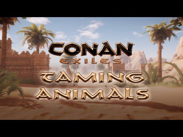 How To Tame Animals in Conan Exiles! #Nitrado Guides