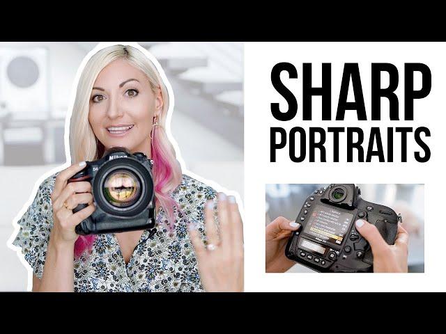 How to Get Sharp Focus Portraits with a Low F-Stop | Portrait Photography Tips