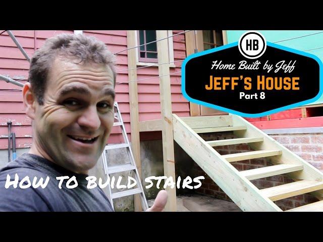 How to build stairs - Jeff's House part 7