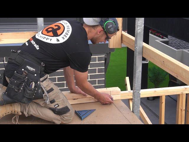 Flick out and Cutting in Plates - Framing a house | Day 11-12