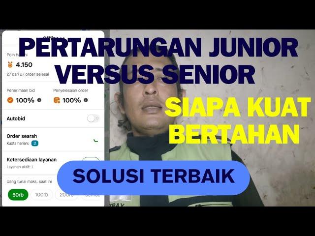 PERTARUNGAN JUNIOR VERSUS SENIOR (siapa kuat bertahan) SOLUSINYA