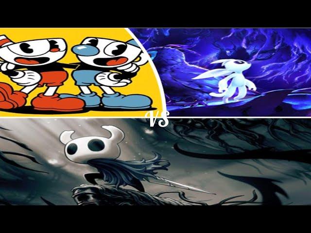 Hardest Cuphead boss VS hardest Hollow Knight boss VS hardest Ori Boss