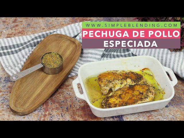 PECHUGAS DE POLLO ESPECIADAS AL HORNO | Pechugas horneadas para batch cooking